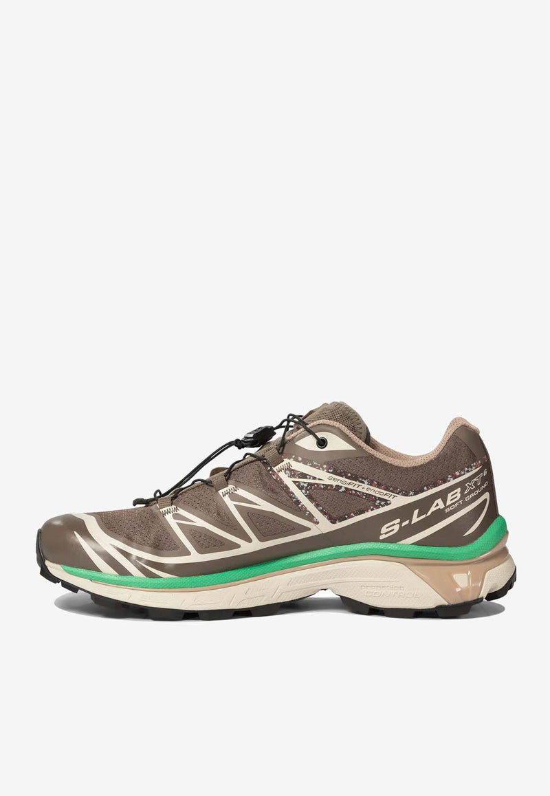 Salomon XT-6 Low-Top Sneakers Brown L47312000FALCON/ALMOND MILK/BRGTGR_81778