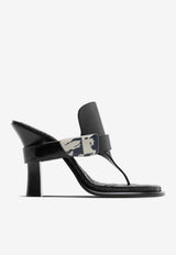 Burberry Bay 105 Leather Sandals Black 8085544_81881