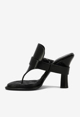 Burberry Bay 105 Leather Sandals Black 8085544_81881