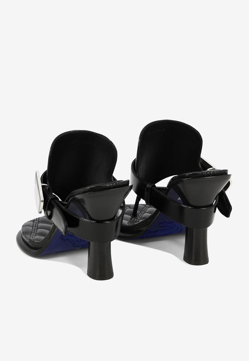 Burberry Bay 105 Leather Sandals Black 8085544_81881