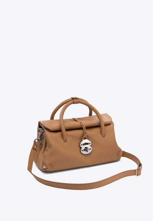 Zanellato Dotta Centauro Leather Handbag Brown DOTTA CENTAURO S0687501120000Z0231_81924