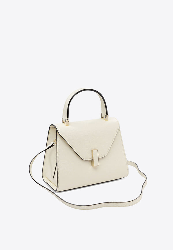 Valextra Mini Iside Leather Top Handle Bag Ivory WBES0036028LOC99WW_81990