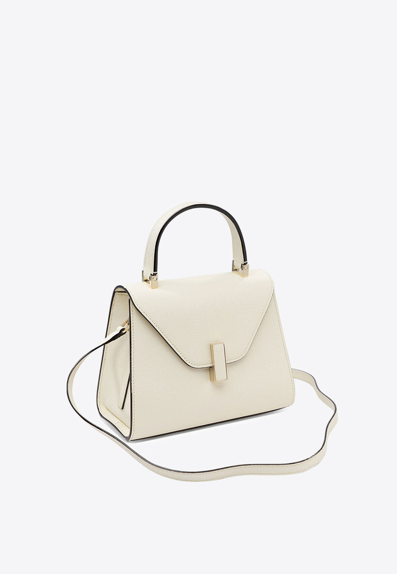 Valextra Mini Iside Leather Top Handle Bag Ivory WBES0036028LOC99WW_81990
