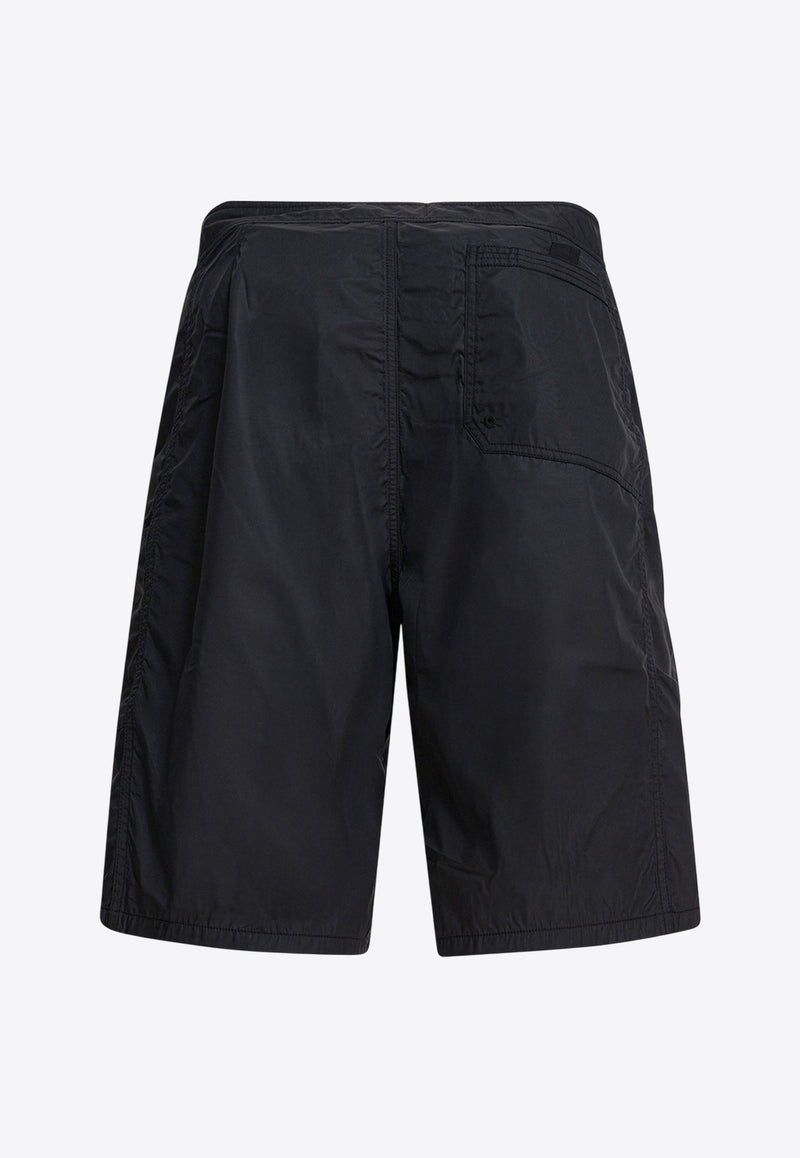 Stüssy Drawstring Logo Swim Shorts Black 1131660001 BLACK_82323