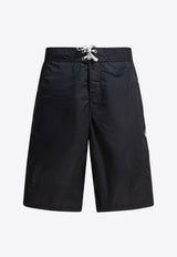Stüssy Drawstring Logo Swim Shorts Black 1131660001 BLACK_82323