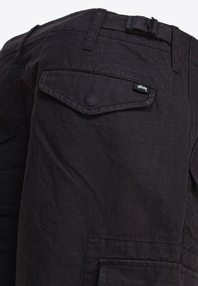 Stüssy Ripstop Cargo Shorts Black 1123380001 BLACK_82348