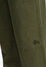 Stüssy Field Straight-Leg Pants Green 1167082726 OLIVE GREEN_82353