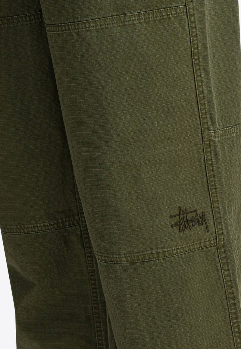 Stüssy Field Straight-Leg Pants Green 1167082726 OLIVE GREEN_82353