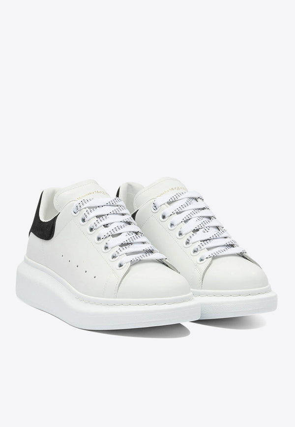 Alexander McQueen Oversize Leather Sneakers White 553770WIAIH9061_82759