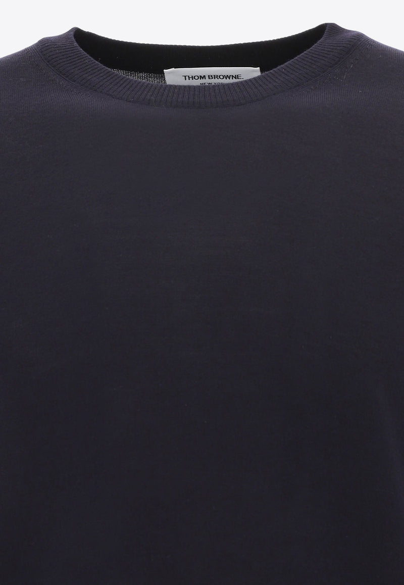 Thom Browne 4-bar Stripes Wool Sweater Blue MKA002AY1014415_82886