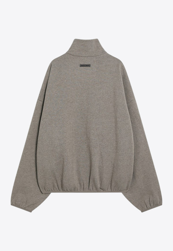 Fear Of God Essentials Modern Fleece Zip-Up Sweatshirt Gray 202SP256893F_FEARE-HH