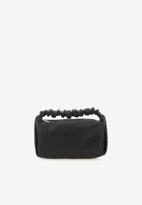 Alexander Wang Mini Scrunchie Shoulder Bag Black 20323R40T_000_001