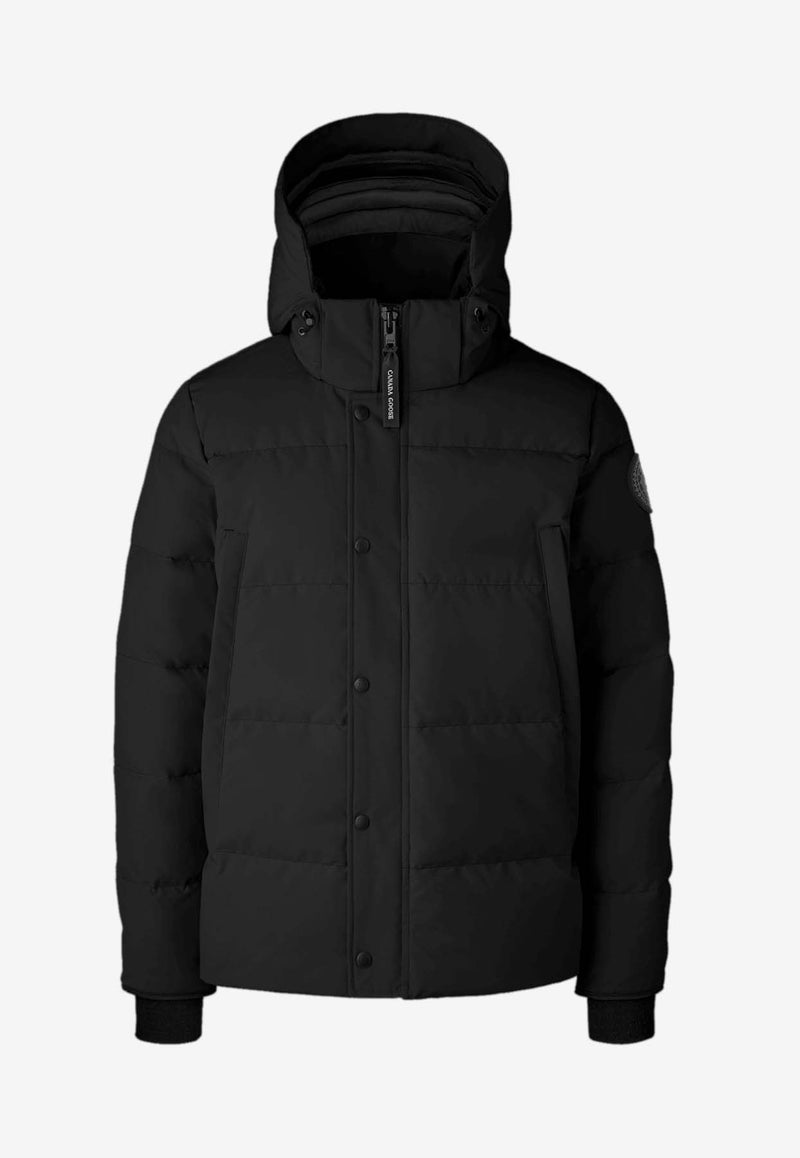 Canada Goose Wyndham Logo Patch Nylon Parka Black 2048MB_000_61