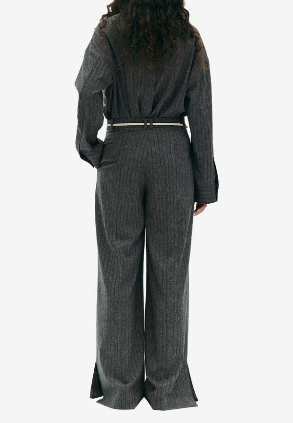 The Garment Tilda Wide-Leg Pants 20524DARK GREY/FLINT