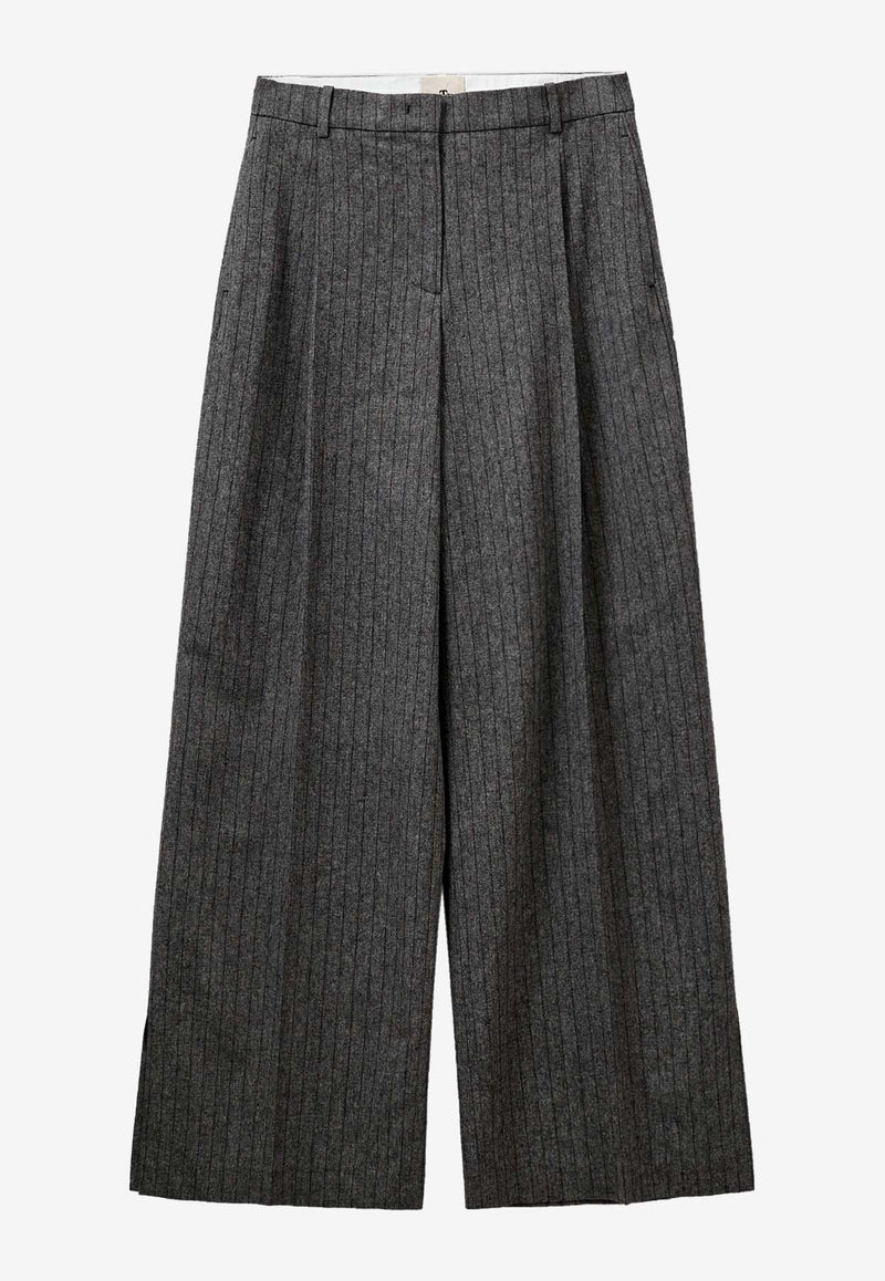 The Garment Tilda Wide-Leg Pants 20524DARK GREY/FLINT