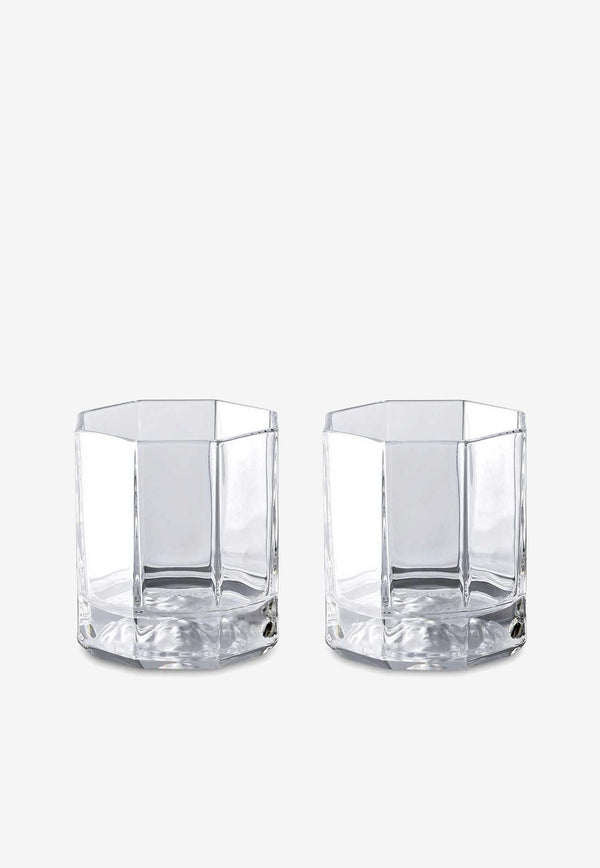 Versace Home Collection Medusa Lumière Whisky Tumblers - Set of 2 Transparent 20665-110835-48870
