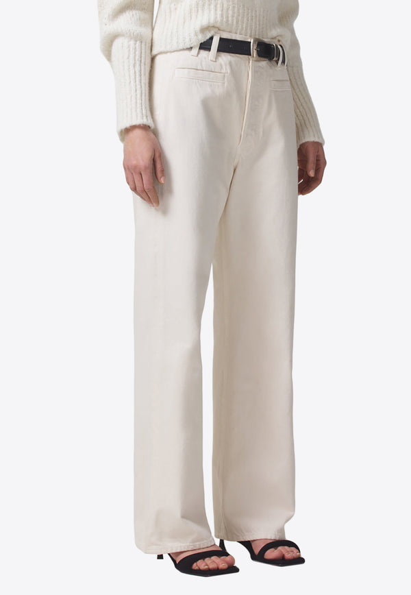 Citizens Of Humanity Gaucho Wide-Leg Chino Pants Off-white 2076-1248OFF WHITE/ECRU