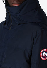 Canada Goose Macmillan Logo Patch Hooded Parka Blue 2080MNY/P_CANAD-63