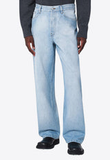 Dries Van Noten Straight-Leg Washed Jeans Blue 209272390/R_DRVNO-514