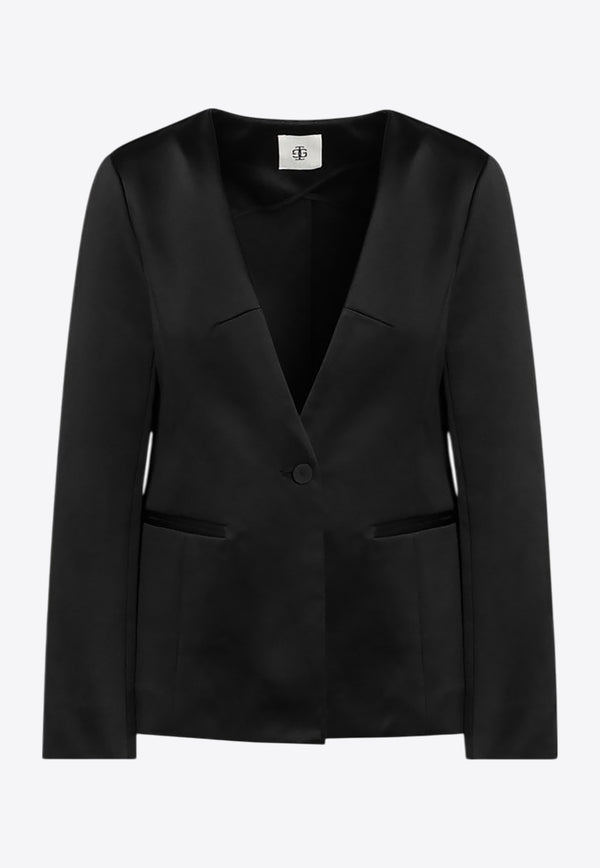 The Garment Single Breasted Buttoned Jacket Black 20984PL/Q_THEGA-050