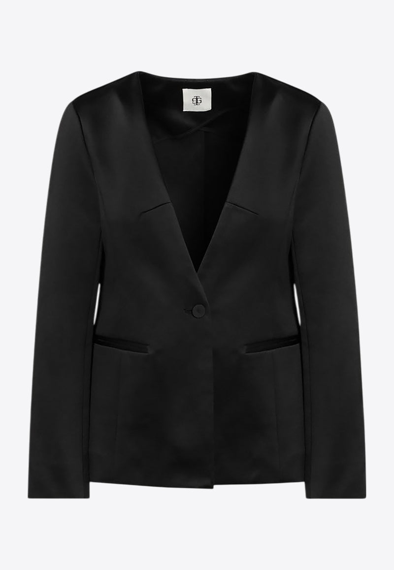 The Garment Single Breasted Buttoned Jacket Black 20984PL/Q_THEGA-050