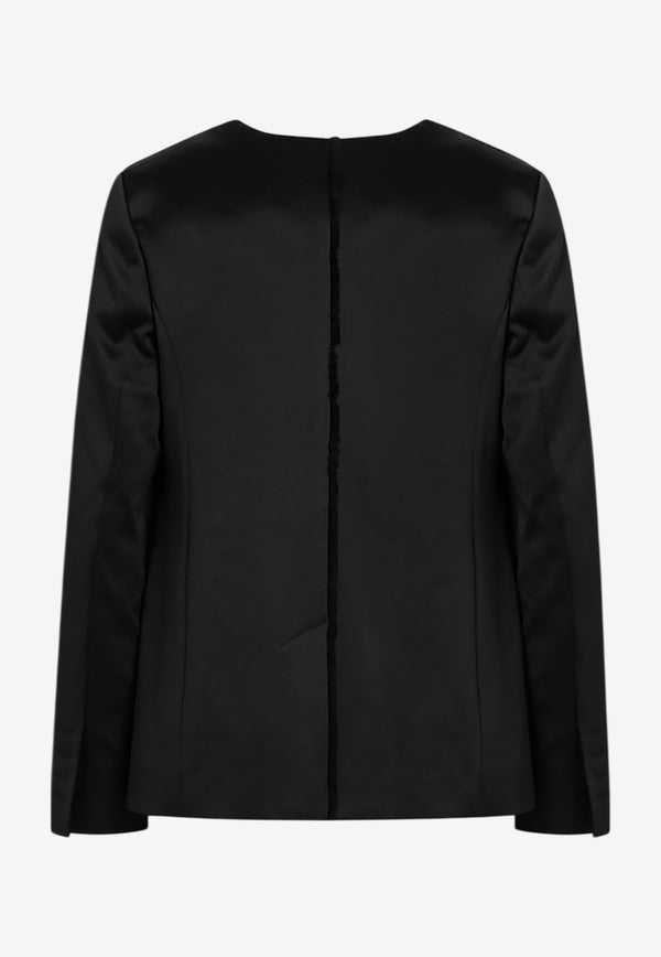 The Garment Single Breasted Buttoned Jacket Black 20984PL/Q_THEGA-050