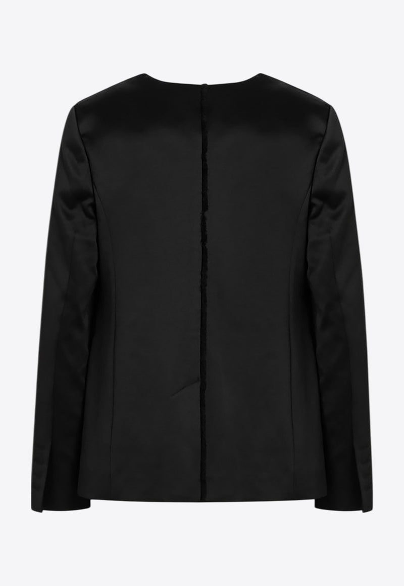 The Garment Single Breasted Buttoned Jacket Black 20984PL/Q_THEGA-050