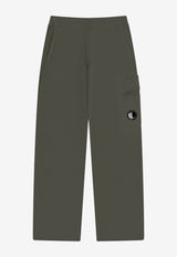 C.P. Company Signature Lens Fleece Cargo Pants Gray 20CMSP066A005086W_GREY