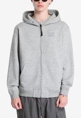 C.P. Company Diagonal Raised Hooded Sweatshirt Gray 20CMSS025A005086W_GREY