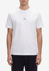C.P. Company Logo Crewneck T-shirt White 20CMTS114A006374G_WHITE