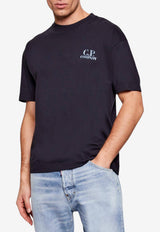 C.P. Company Graphic Print Crewneck T-shirt Navy 20CMTS143A110579W_NAVY