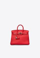 Birkin 25 in Rouge de Coeur Togo with Palladium Hardware