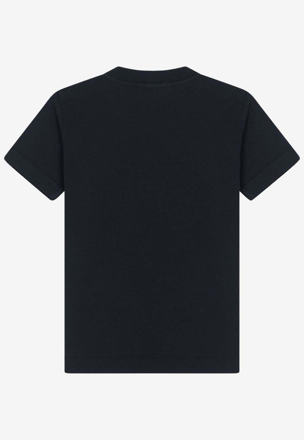 Boys Logo-Patched Crewneck T-shirt