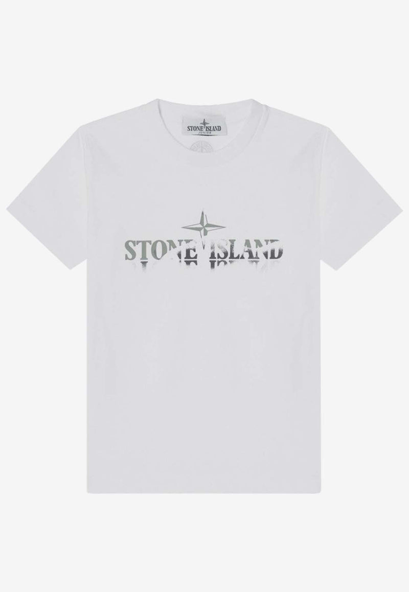 Boys Logo-Patched Crewneck T-shirt