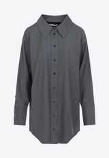 Long-Sleeved Wool Shirt