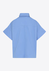 Short-Sleeved Boxy Shirt