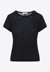 Semi-Sheer Fitted T-shirt