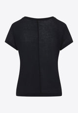 Semi-Sheer Fitted T-shirt