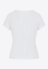Semi-Sheer Fitted T-shirt