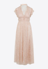 Floral Lace Maxi Dress