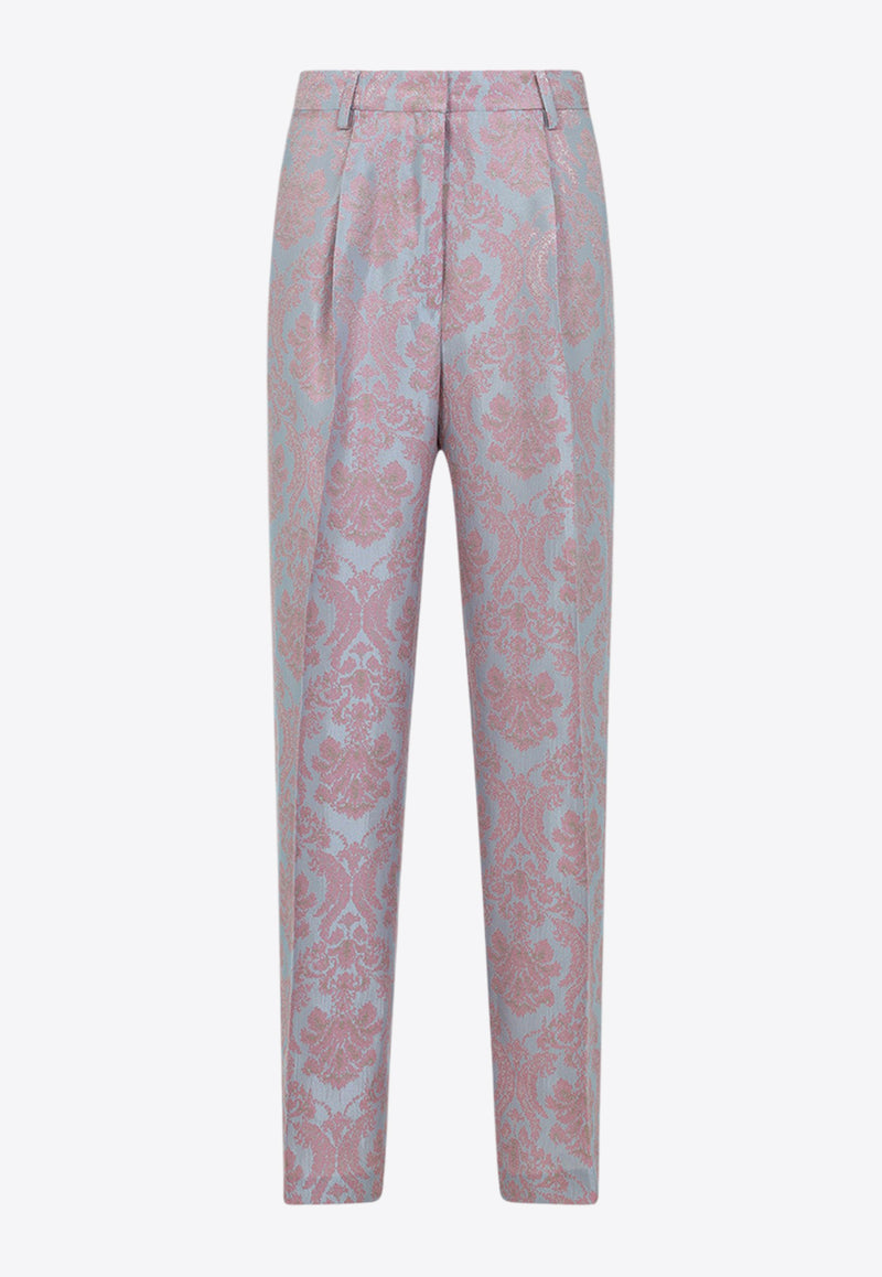 Portias Floral Embroidery Pants