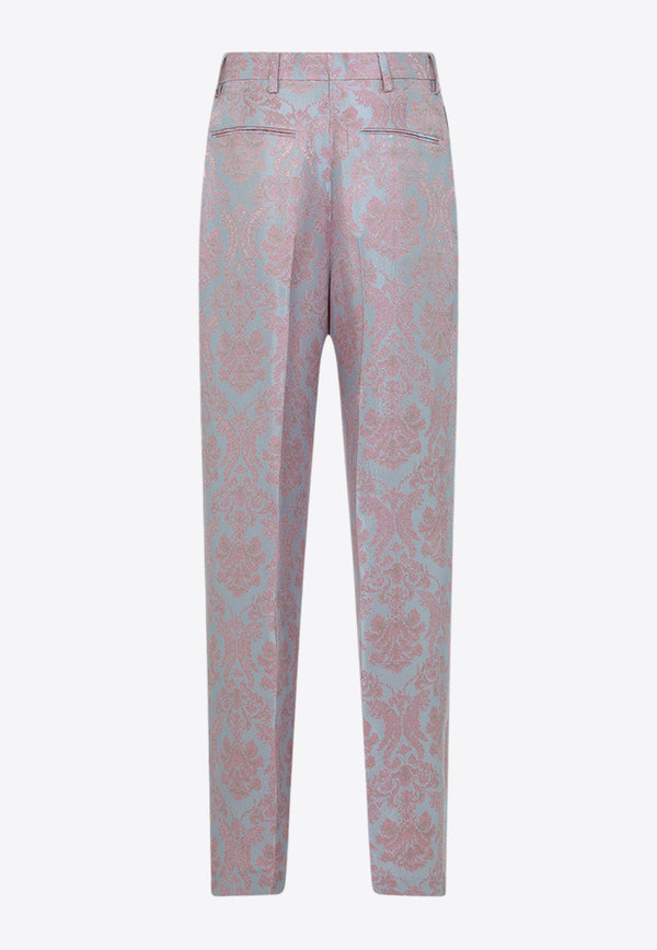 Portias Floral Embroidery Pants