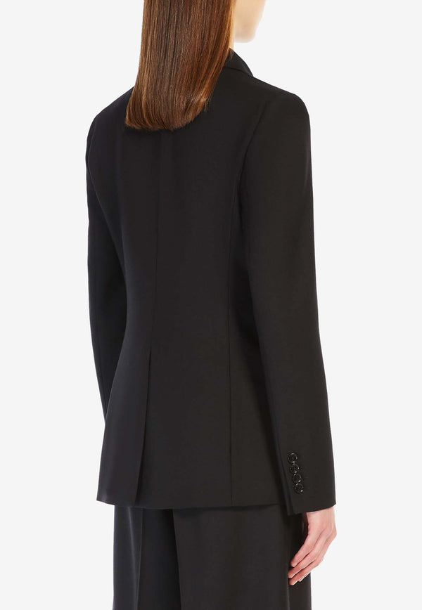 Max Mara Osanna Double-Breasted Wool Blazer Black 21046071600_000_002