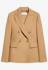 Max Mara Osanna Double-Breasted Wool Blazer Beige 21046071600_000_003