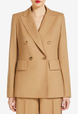 Max Mara Osanna Double-Breasted Wool Blazer Beige 21046071600_000_003