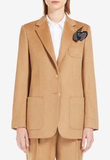 Max Mara Blasy Single-Breasted Blazer Camel 21046161600_000_001