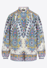 Etro Paisley Pattern Long-Sleeved Blouse