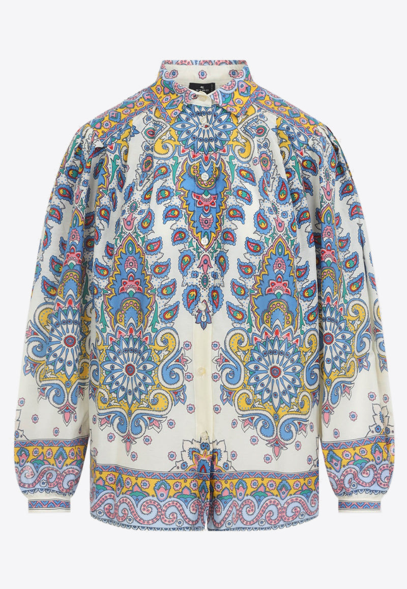 Etro Paisley Pattern Long-Sleeved Blouse