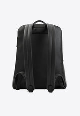 Round Leather Backpack