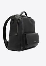 Round Leather Backpack